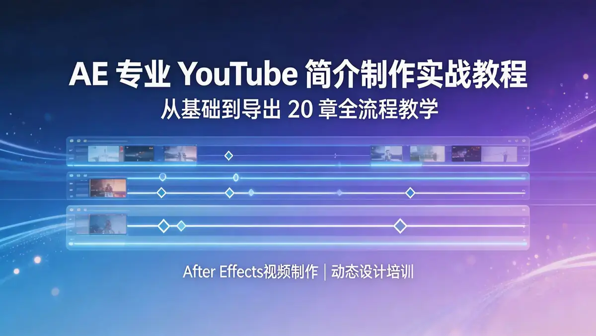 AE创建专业YouTube简介与动态图形实战教程：SERGEI PROKHNEVSKIY亲授