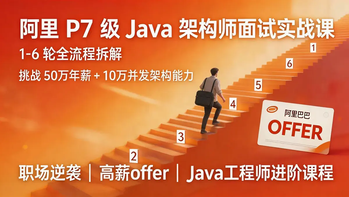 阿里P7级Java架构师专家面试通关指南：高并发实战与底层原理深度剖析