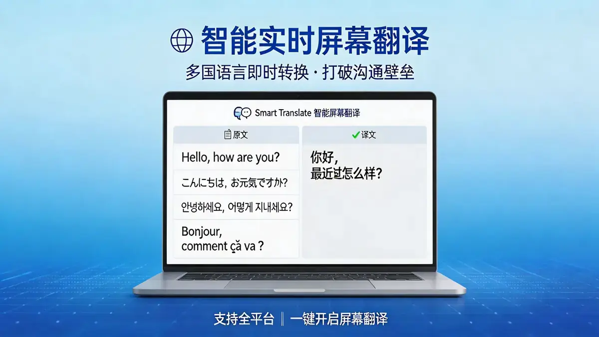 Screen Translation 屏幕翻译 v1.181 全功能解锁版：跨应用全局OCR与多模态翻译引擎