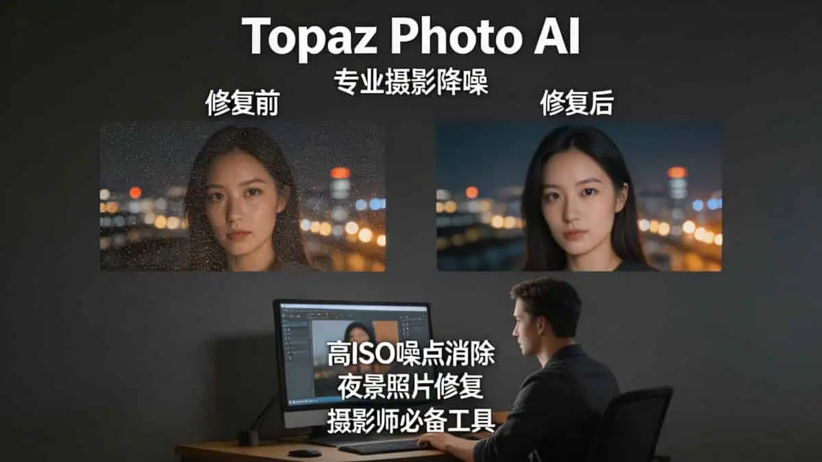 <a href='https://520zyw.com/tag/topaz-photo'>Topaz Photo</a> 专业 AI 图片降噪软件 v1.6.1 全功能解锁直装版插图 <a href='https://520zyw.com/tag/topaz-photo'>Topaz Photo</a> 专业 AI 图片降噪软件 v1.6.1 全功能解锁直装版 (3)