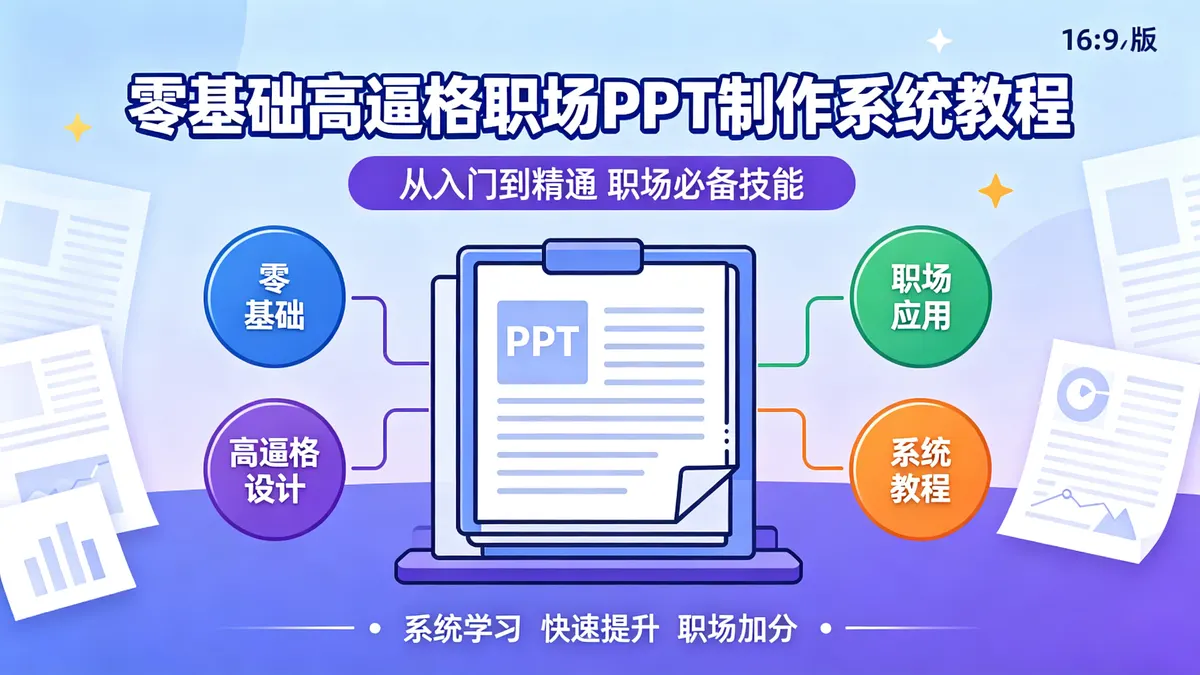 零基础高逼格职场 PPT 制作系统教程 (1)