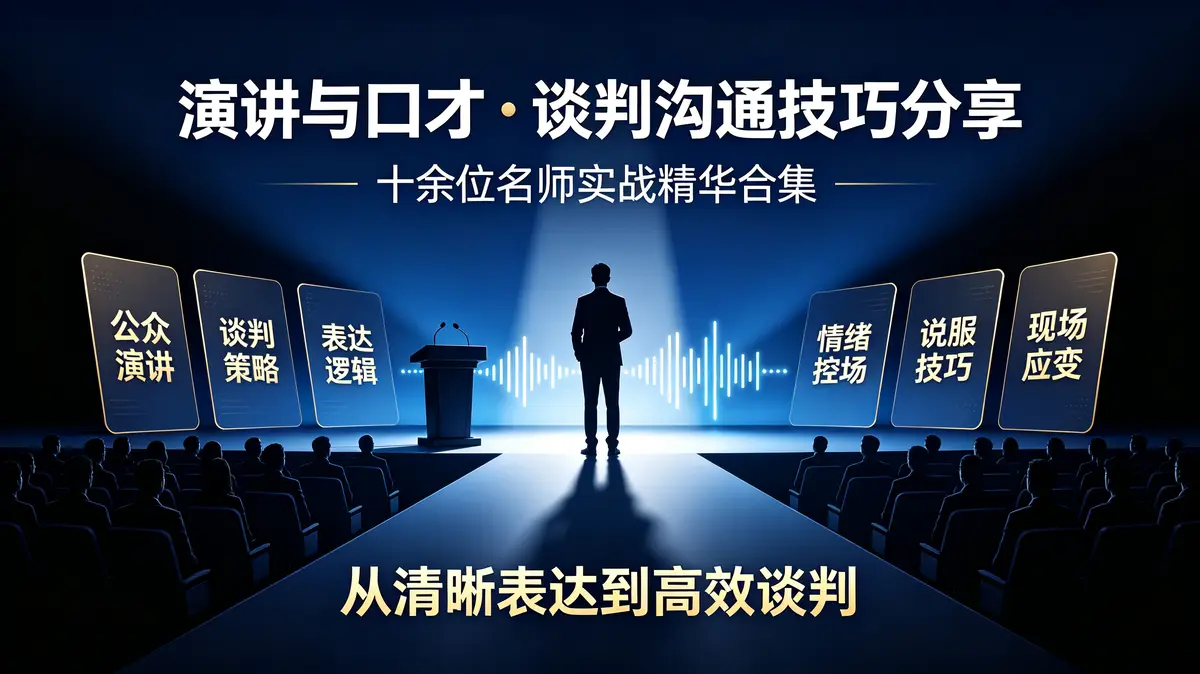 演讲口才与谈判沟通技巧全套学习资源 (1)