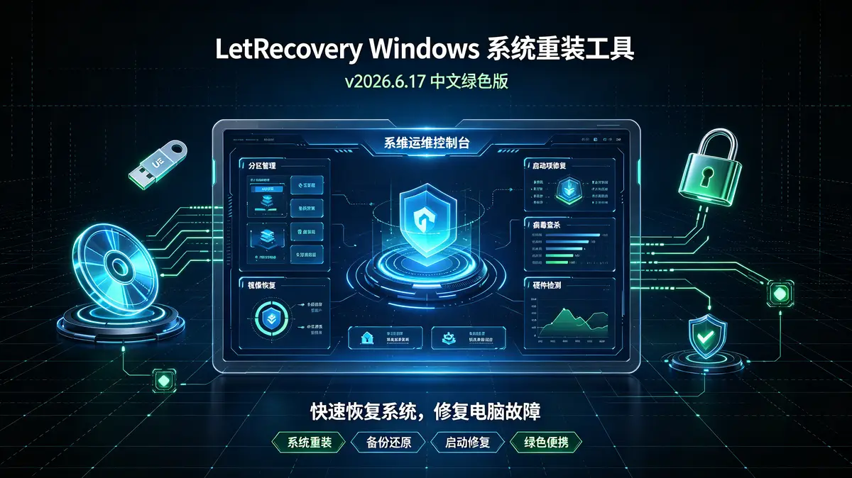 <a href='https://www.sblzyw.com/tag/letrecovery'>letrecovery</a>(Windows系统重装工具) v2026.6.17 中文绿色版 (3)