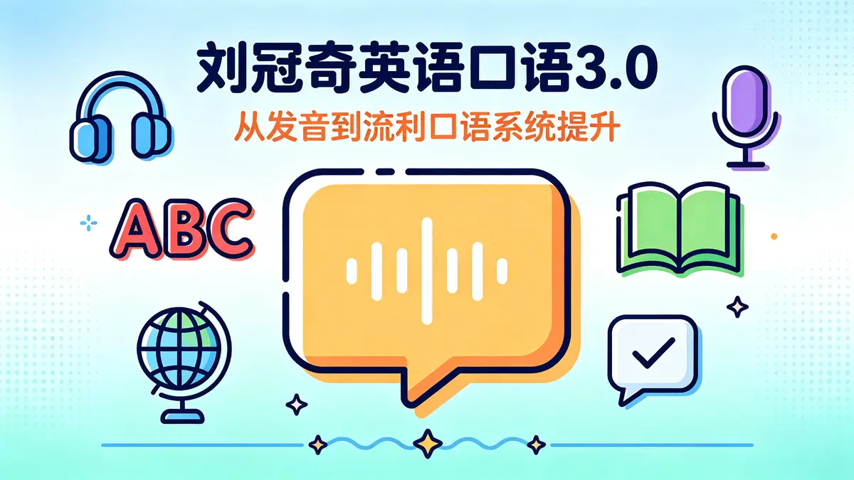 刘冠奇英语口语 3.0 全套课程 从发音到流利口语系统提升 (1)