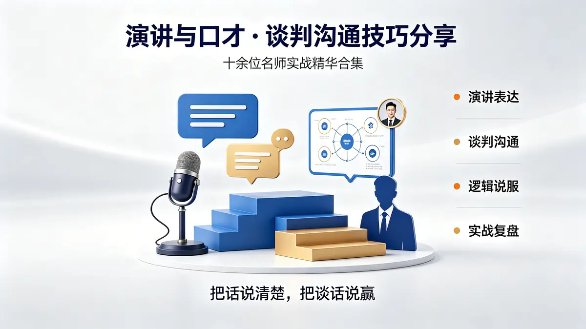 演讲口才与谈判沟通技巧全套学习资源 (4)