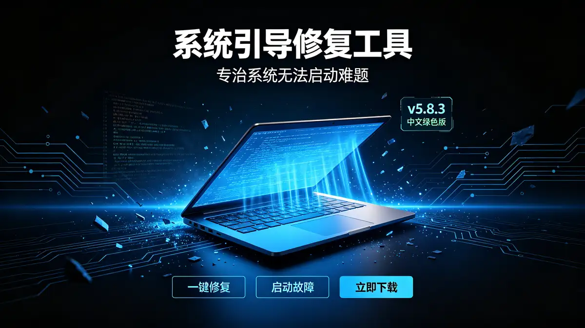 系统引导修复工具(专治系统无法启动难题) v5.8.3 中文绿色版插图 系统引导修复工具(专治系统无法启动难题) v5.8.3 中文绿色版1