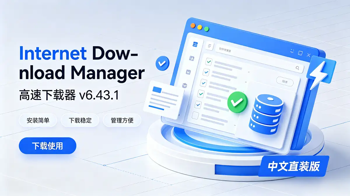 Internet Download Manager下载器 v6.43.1 中文直装版 (3)