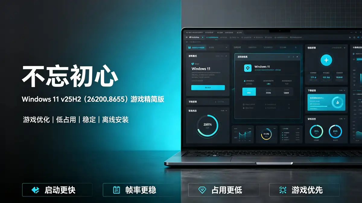 <a href='https://520zyw.com/tag/%e4%b8%8d%e5%bf%98%e5%88%9d%e5%bf%83%e6%b8%b8%e6%88%8f%e7%89%88win11%e7%b2%be%e7%ae%80%e7%89%88'>不忘初心游戏版Win11精简版</a>, <a href='https://520zyw.com/tag/%e4%b8%93%e6%b3%a8%e6%b8%b8%e6%88%8f%e4%bd%93%e9%aa%8c%e7%9a%84%e5%ae%9a%e5%88%b6%e7%89%88'>专注游戏体验的定制版</a>, <a href='https://520zyw.com/tag/%e6%b7%b1%e5%ba%a6%e9%9b%86%e6%88%90%e6%b8%b8%e6%88%8f%e8%bf%90%e8%a1%8c%e5%ba%93'>深度集成游戏运行库</a>, <a href='https://520zyw.com/tag/%e7%a6%bb%e7%ba%bf%e4%bf%ae%e5%a4%8ddirectx%e6%89%80%e9%9c%80%e7%9a%84dll%e6%96%87%e4%bb%b6'>离线修复DirectX所需的DLL文件</a>, <a href='https://520zyw.com/tag/%e4%bf%9d%e7%95%99xbox%e7%bb%84%e4%bb%b6'>保留XBOX组件</a>