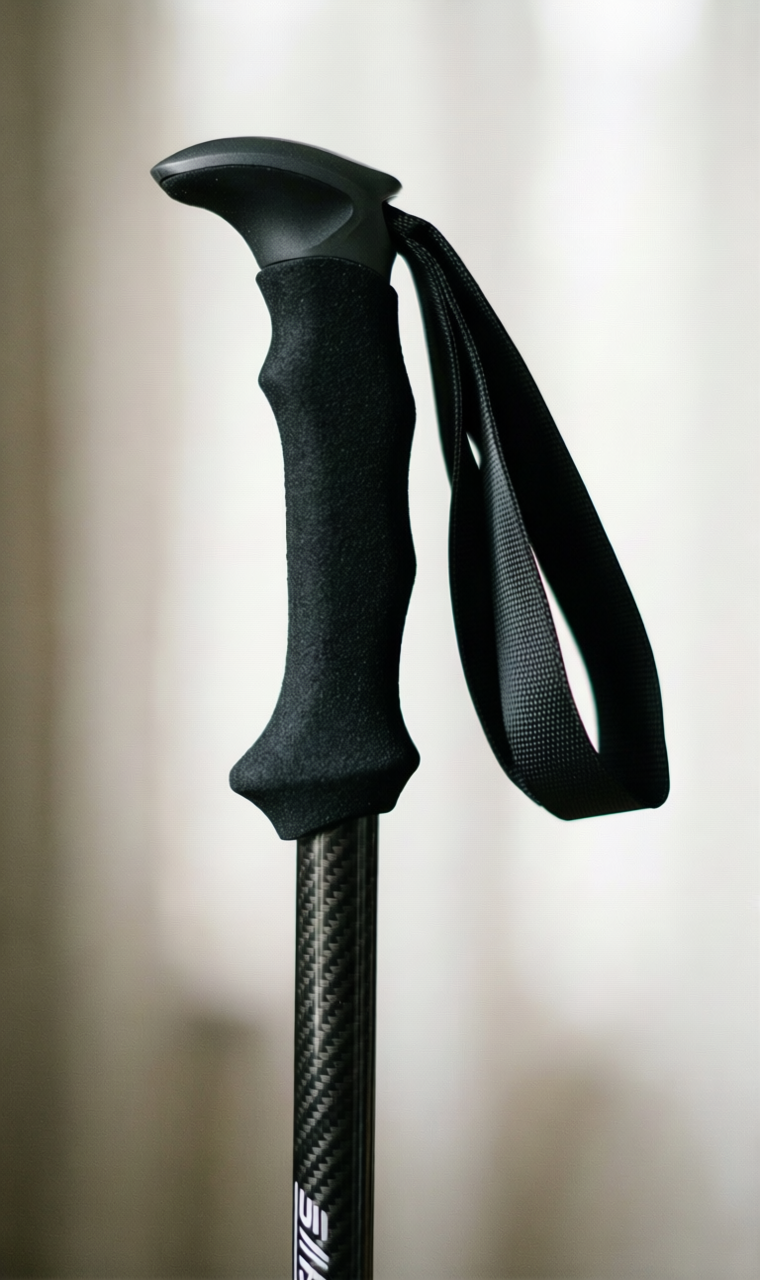 登山杖特写