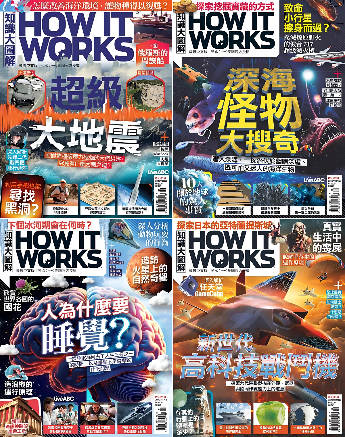 How It Works知識大圖解 2025全年共12本 PDF
